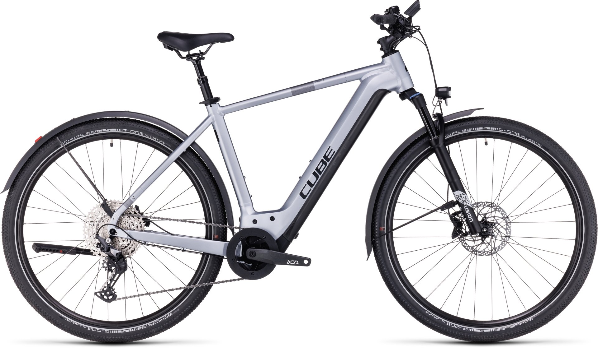 CUBE Nuride Hybrid EXC 750 Allroad polarsilver´n´black - L