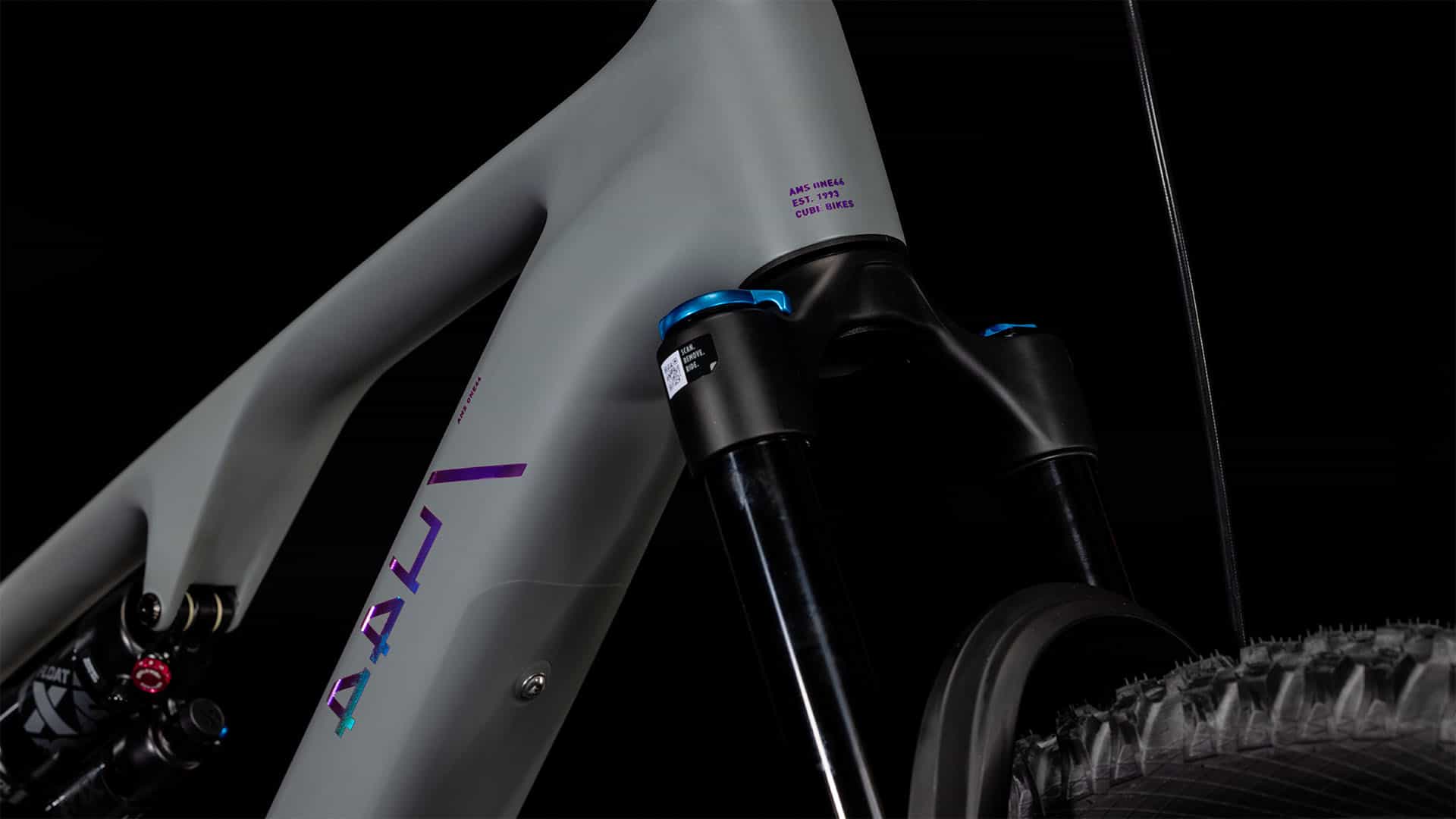 Cube AMS Hybrid ONE44 C:68X TM 400X 29 swampgrey´n´purplereflex